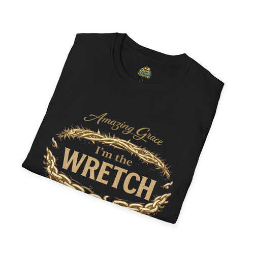 Amazing Grace “I’m the WRETCH” - Christian T-Shirt