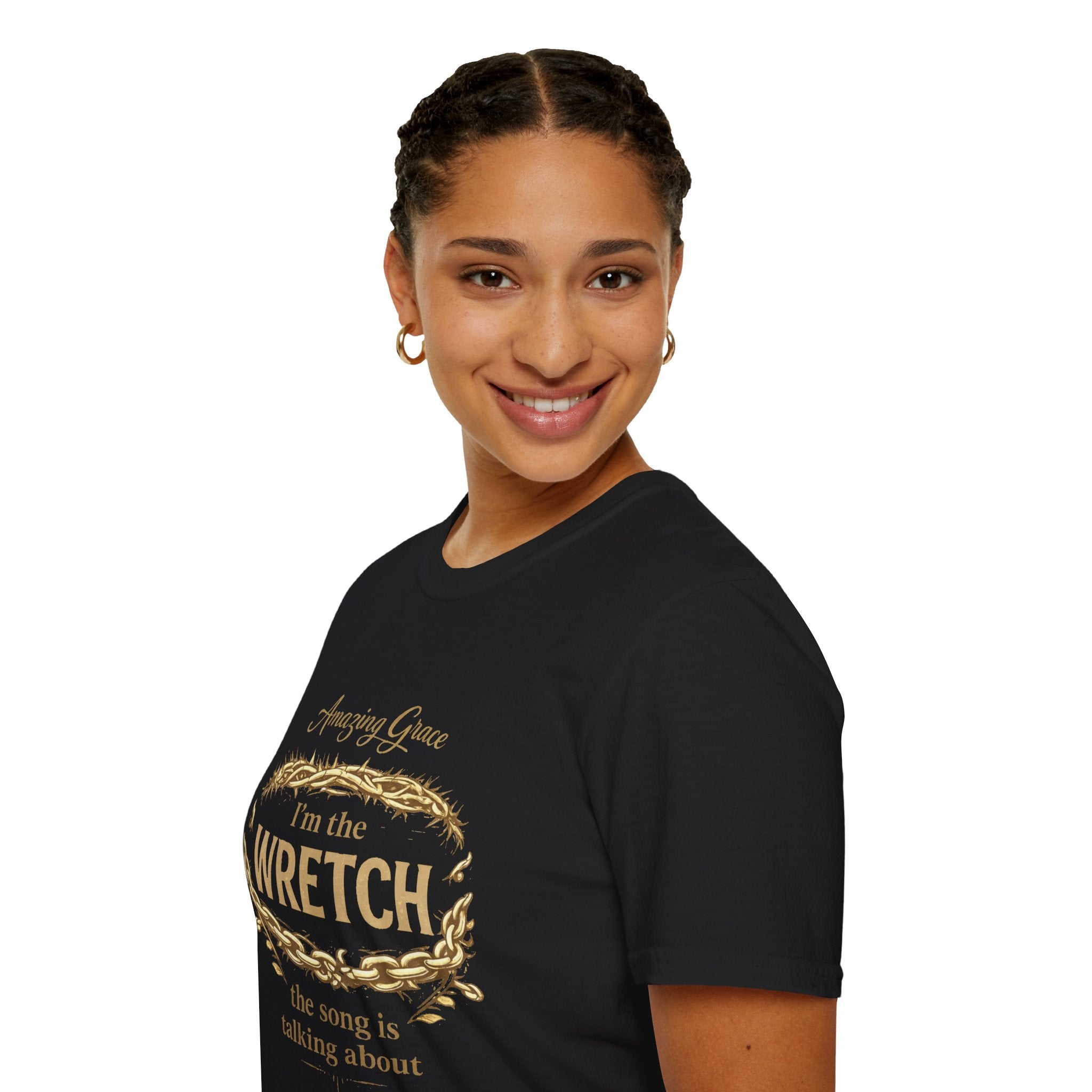 Amazing Grace “I’m the WRETCH” - Christian T-Shirt
